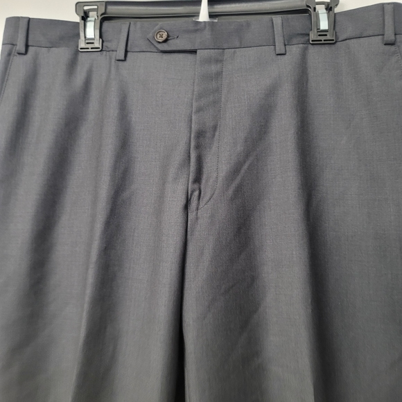 Ralph Ralph Lauren Slim-Fit Suit Set Solid Flat Front Pants Wool Suit - Picture 11 of 11